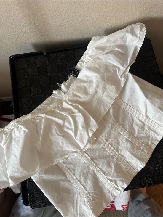 Forever 21 Tops - Forever 21 White Off-Shoulder Ruffled Top